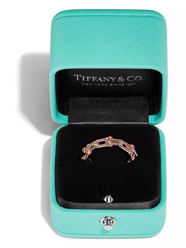 Tiffany HardWearMicro Link Ring Rose Gold - TIFFANY & CO. - BALAAN 6