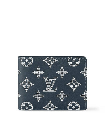 Multiple G65 Half Wallet Navy - LOUIS VUITTON - BALAAN 1