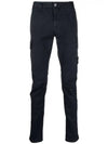 Men's Wappen Patch Cargo Straight Pants Navy - STONE ISLAND - BALAAN 2