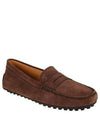 Gommino Suede Driving Shoes Brown - TOD'S - BALAAN 3