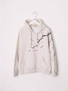 cherry blossom embroidery raglan brushed hoodie IVORY - ASIHA - BALAAN 1