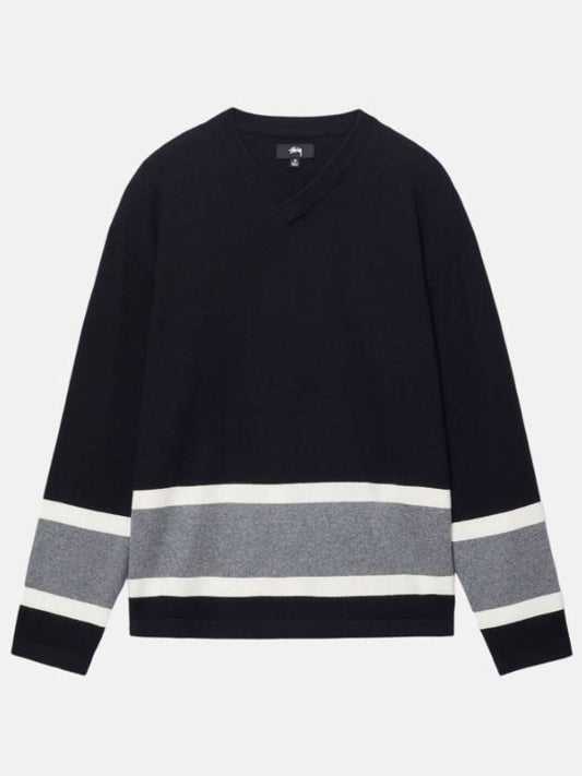 Hockey Sweater Black 117211 - STUSSY - BALAAN 2