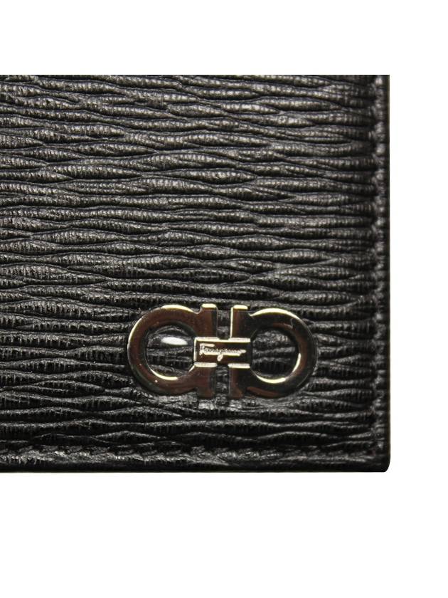 ID Window Gancini Half Wallet Black - SALVATORE FERRAGAMO - BALAAN 9