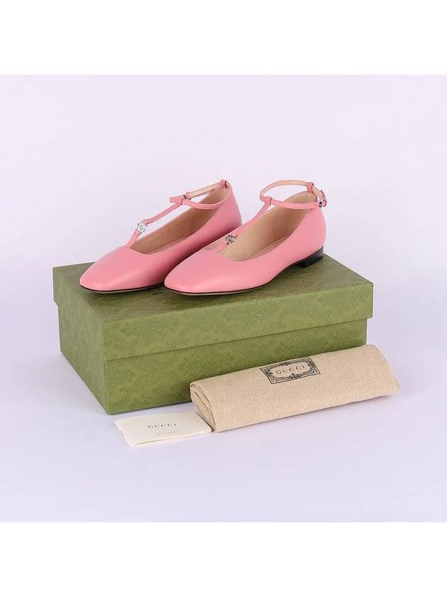 Double G Ballet Flats Pink - GUCCI - BALAAN 7