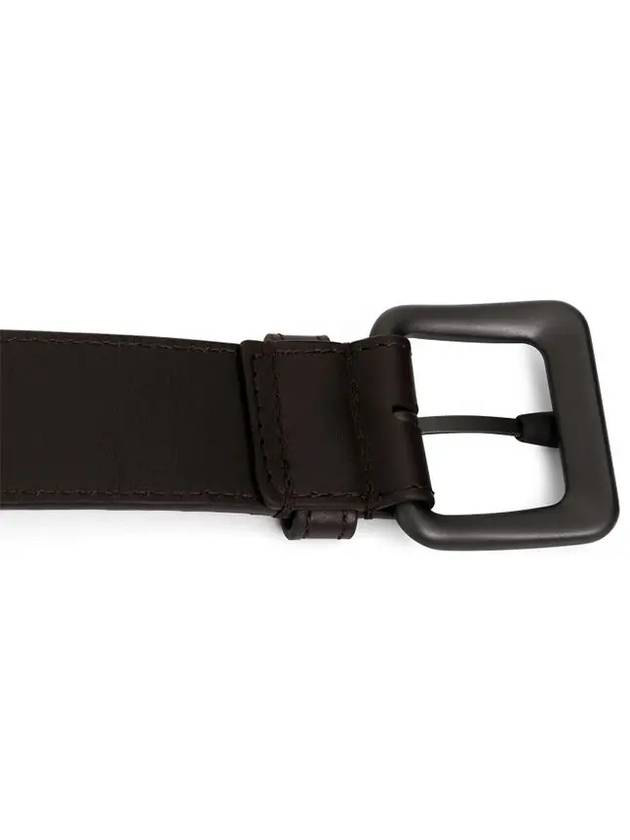 Intrecciato Leather Belt Espresso - BOTTEGA VENETA - BALAAN 5