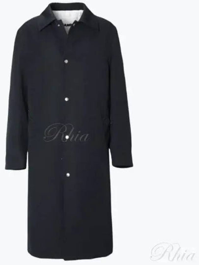 Wardrobe W Sports Wool Trench Coat Black - JIL SANDER - BALAAN 2