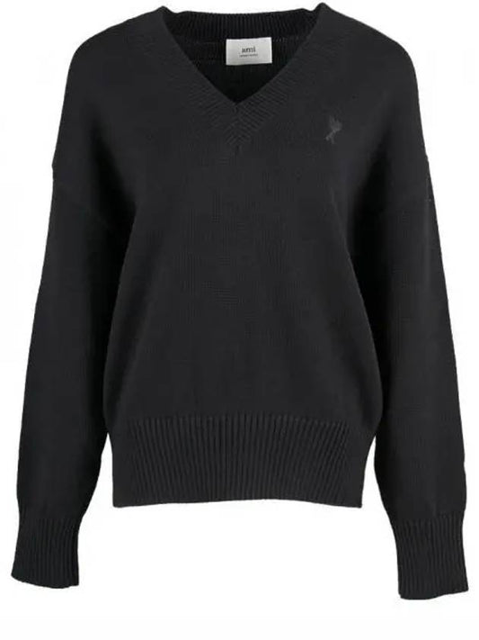 Sweater UKS228 016001 BLACK - AMI - BALAAN 2