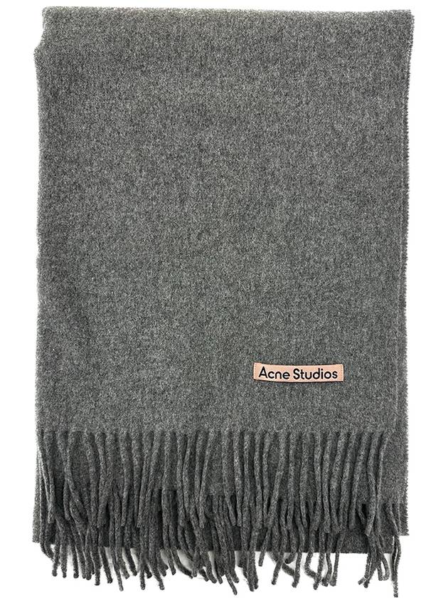 Canadian muffler wide melange gray CA0209 - ACNE STUDIOS - BALAAN 2