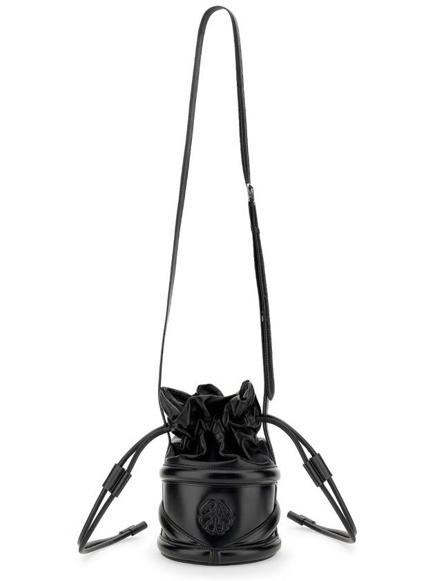 Soft Curve Bucket Cross Bag Black - ALEXANDER MCQUEEN - BALAAN 3