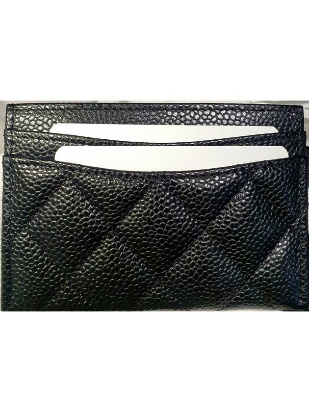 Classic Card Slot Black Silver AP0213 - CHANEL - BALAAN 7