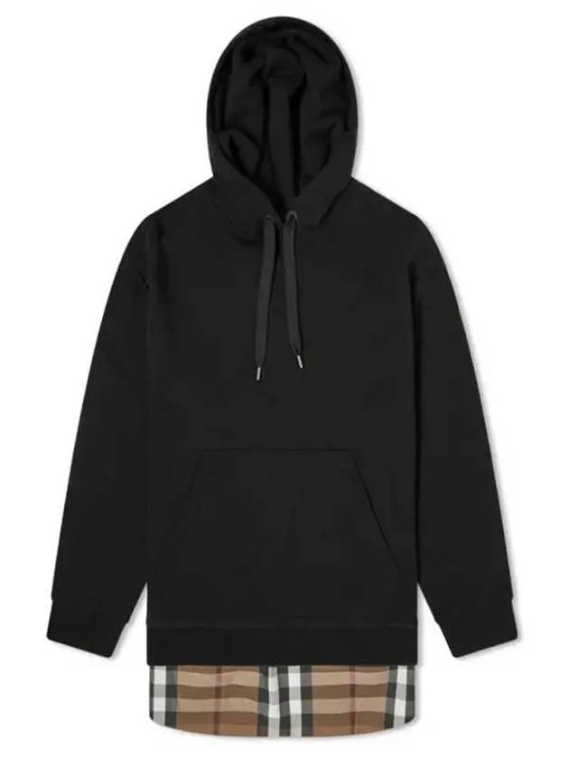 House Check Hoodie Black - BURBERRY - BALAAN 2