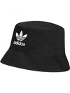 Trefoil Logo Bucket Hat Black - ADIDAS - BALAAN 2