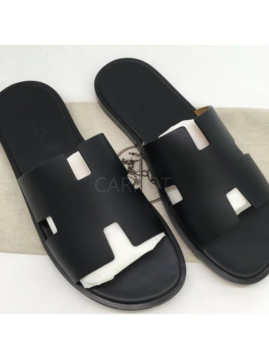 Izmir Sandal Calfskin & Noir - HERMES - BALAAN 2