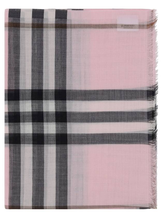 Giant Check Wool Silk Blend Scarf 8078781B1017 B0710971944 - BURBERRY - BALAAN 3