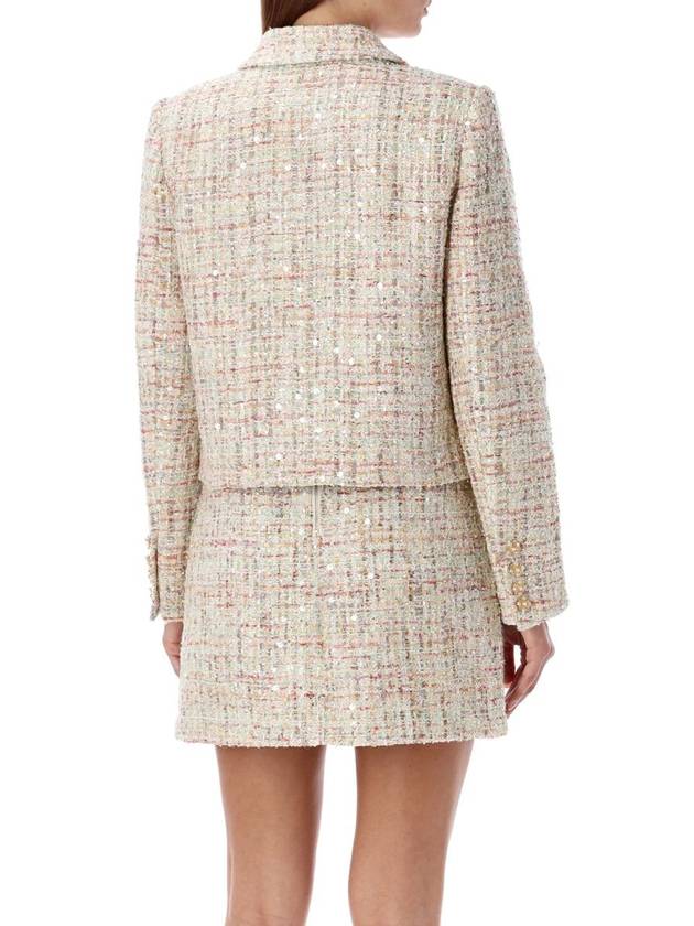 Women's Pastel Boucle Jacket - SELF PORTRAIT - BALAAN 3