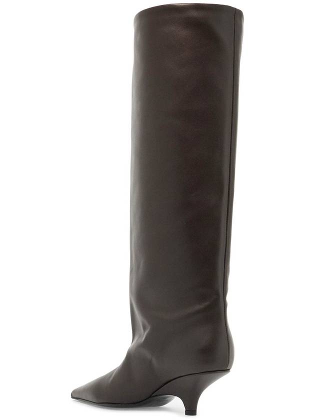 high leather boots in nappa - TOTEME - BALAAN 3