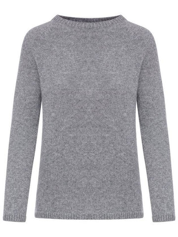 Georg Wool Cashmere Knit Top Medium Gray - S MAX MARA - BALAAN 1