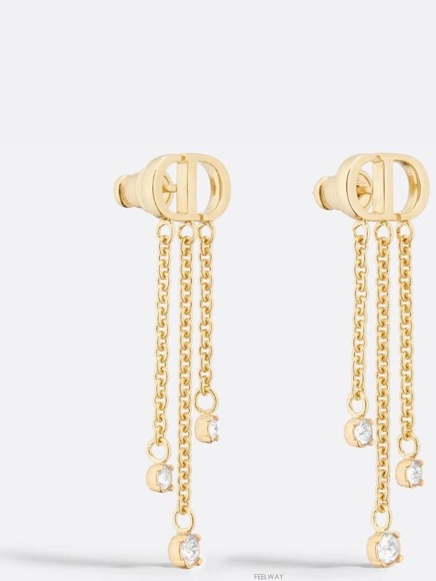 E3339WOMCY D03S Petit CD Treasure Earrings - DIOR - BALAAN 2