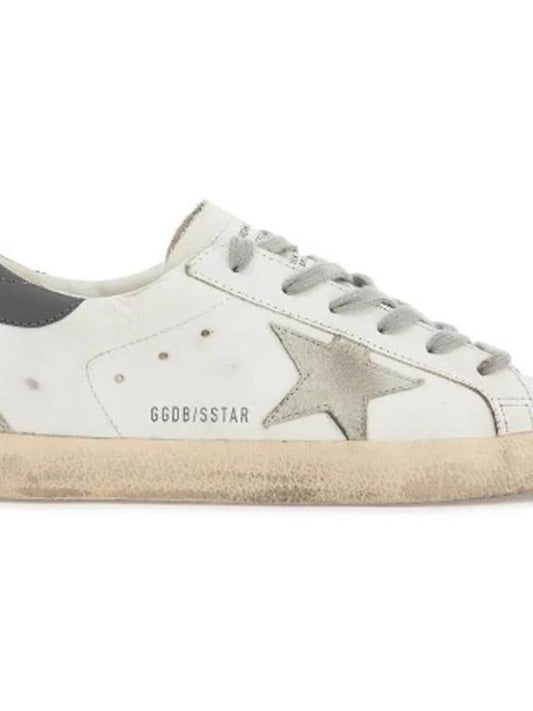 Superstar Leather Low Top Sneakers Grey White - GOLDEN GOOSE - BALAAN 2