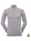 Kian Half Zip-Up Knit Top Melange Grey - J.LINDEBERG - BALAAN 2