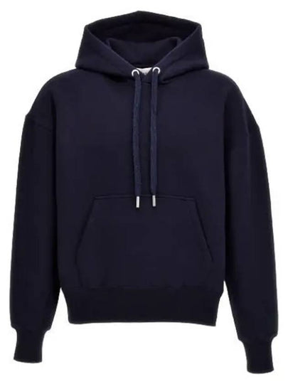 Label Hoodie Navy - AMI - BALAAN 2