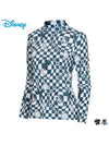 Check Pattern Span Long Sleeve High Neck Half Neck T-Shirt DN1LTS010 - DISNEY GOLF - BALAAN 1