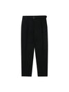 Men's Belted Two-Tuck Loose Fit Pants Black SW21APA03BK - SOLEW - BALAAN 1