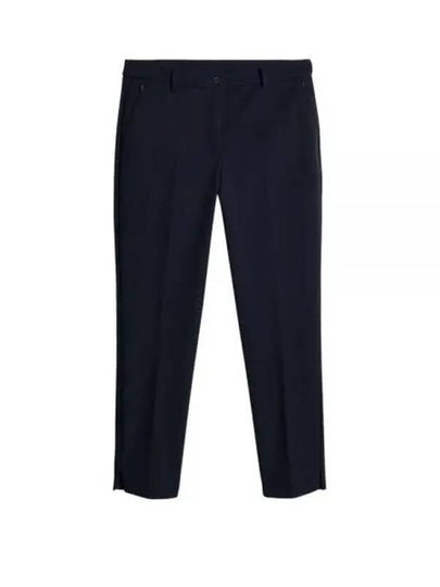 Women's Lei Bonded Fleece Straight Pants Navy - J.LINDEBERG - BALAAN 2