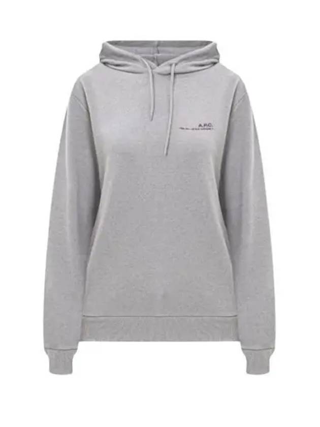 Item Logo Print Hooded Top Grey - A.P.C. - BALAAN 2