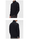 Lens Wappen Half Zip Sweatshirt Black - CP COMPANY - BALAAN 5