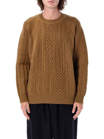 Comme Des Garçons Homme Cable Knit Sweater - COMME DES GARCONS - BALAAN 1