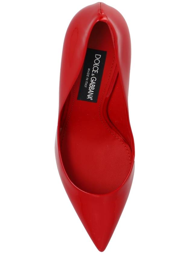 leather pumps heel red - DOLCE&GABBANA - BALAAN 7