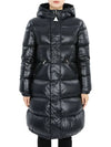 Kids BELLEVUE down long padded jacket black 1C00015 5963V 999 12 14A adult wearable - MONCLER - BALAAN 3