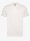 Eddie Cotton Polo Shirt White - BURBERRY - BALAAN 2