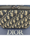 Oblique Strap Shoulder Bag  Black Beige - DIOR - BALAAN 3