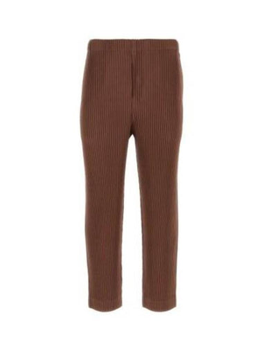 Homme Pliss Issey Miyake Training Jogger Pants 748494 Free Cocoa Brown - ISSEY MIYAKE - BALAAN 1