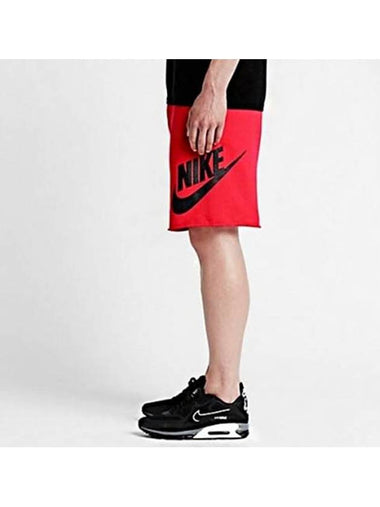 01AT5267659Puchura short pantsred black - NIKE - BALAAN 1