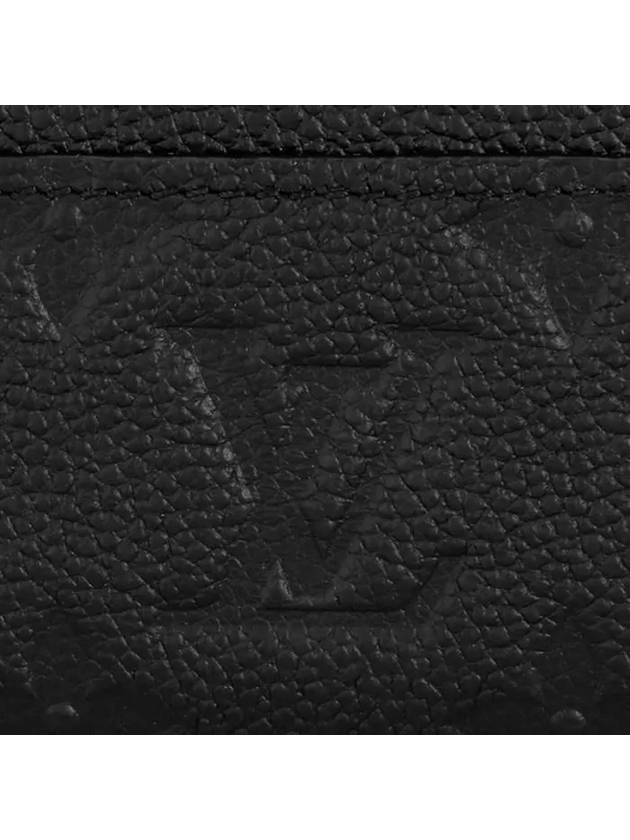 LV Charm Monogram Empreinte Leather Card Wallet Black - LOUIS VUITTON - BALAAN 6