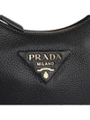 Vitello Dino Leather Shoulder Bag Black - PRADA - BALAAN 8