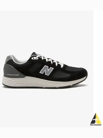 NBPQES143B Fresh Foam Walking 1880 V1 Men 2E BLACK - NEW BALANCE - BALAAN 1