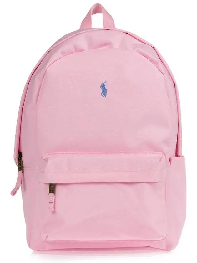 Kids Pony Logo Backpack Light Pink 9AR047 ADG - POLO RALPH LAUREN - BALAAN 2