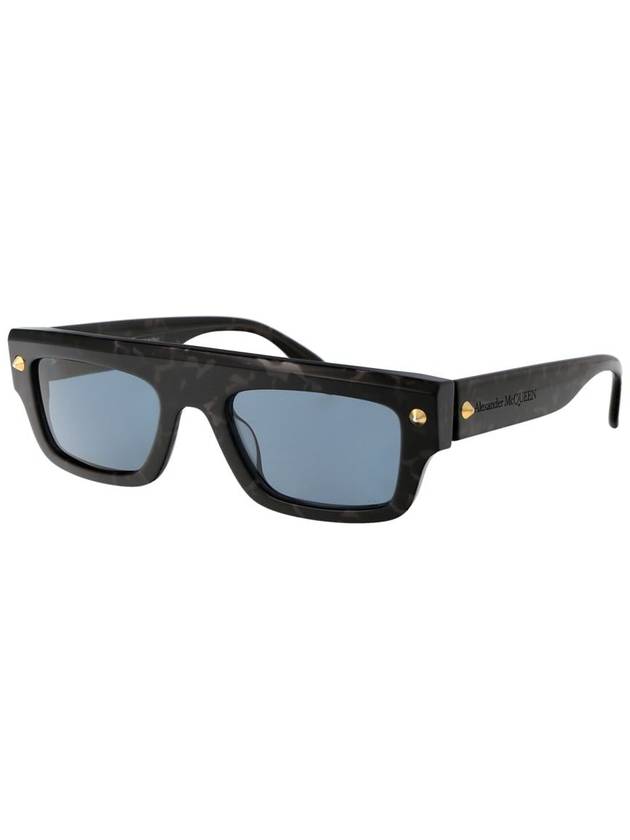 Sunglasses AM0427S 003 003 HAVANA HAVANA BLUE - ALEXANDER MCQUEEN - BALAAN 3