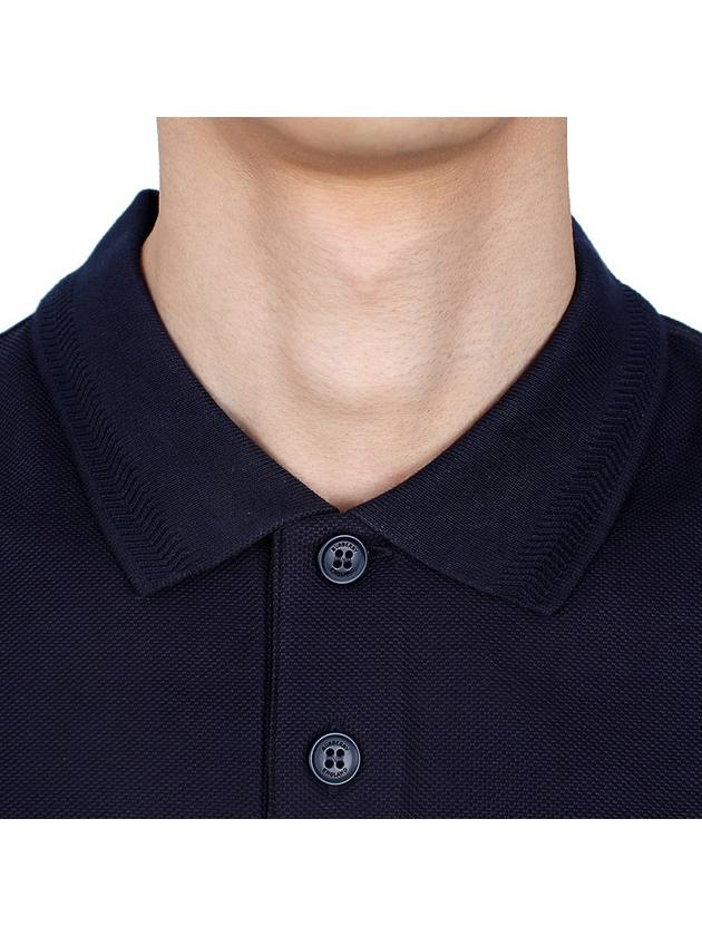 Eddie Polo Shirt Navy - BURBERRY - BALAAN 6