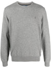 Logo Basic Pullover Knit Top Grey - POLO RALPH LAUREN - BALAAN 2