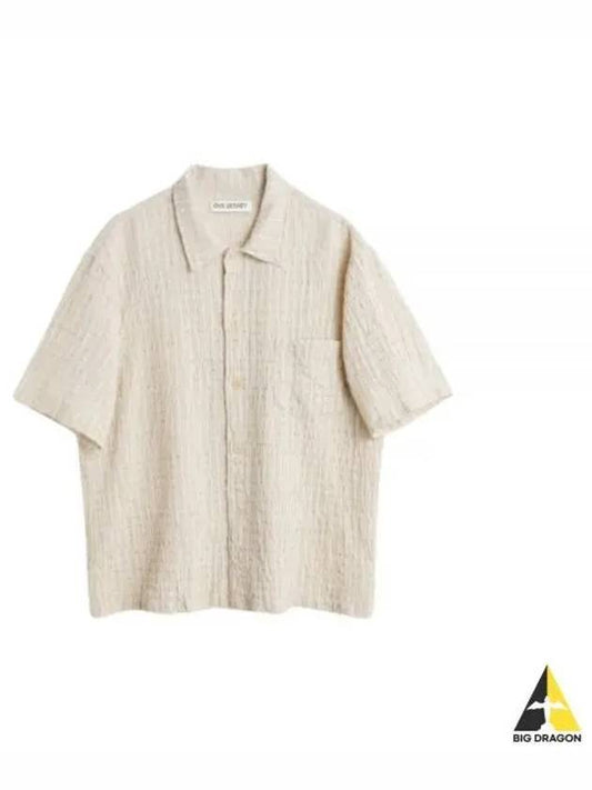 Box Seersucker Texture Shirt M2242BL - OUR LEGACY - BALAAN 2