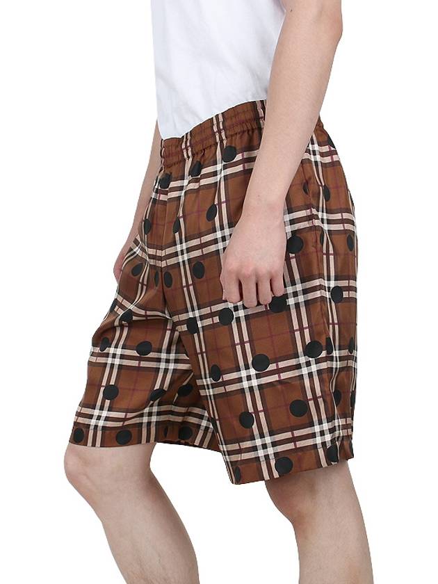 Vintage Check Polka Dot Silk Shorts - BURBERRY - BALAAN 5