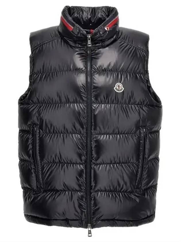 Woods Ouse Down Vest Navy - MONCLER - BALAAN 1