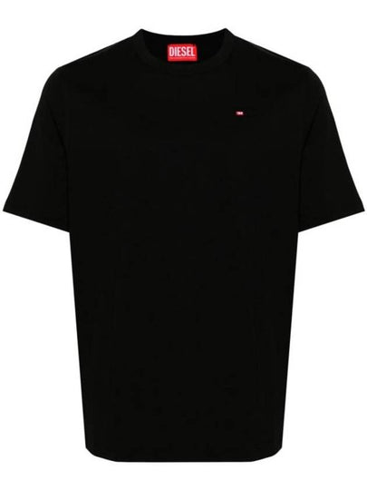 T Adjust Microdiv Short Sleeve T-Shirt Black - DIESEL - BALAAN 2