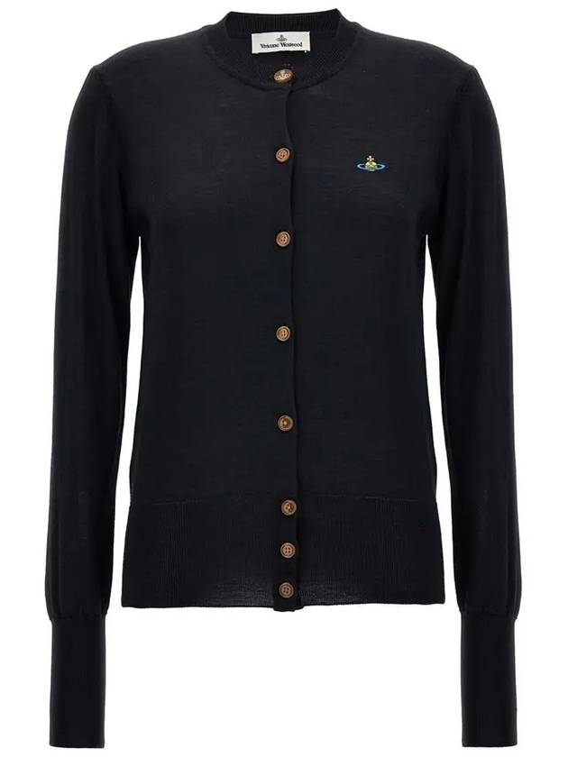 Bea Knit Cardigan Black - VIVIENNE WESTWOOD - BALAAN 3