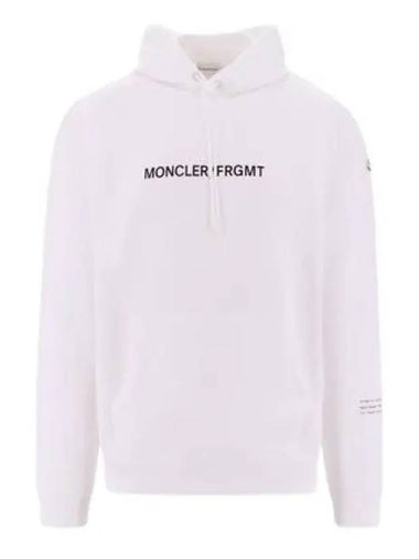 104078 Print Logo Hoodie 8G00003 M2372 001 - MONCLER - BALAAN 1